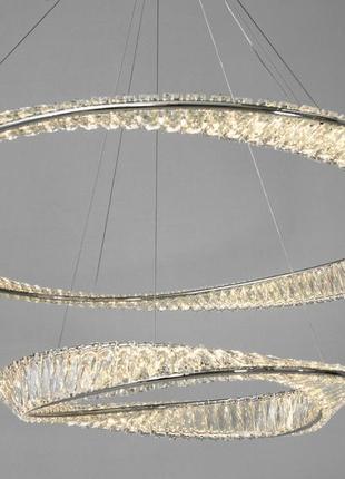 Хрустальная светодиодная люстра-подвес, 175w