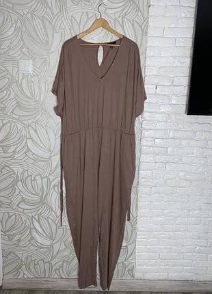 Трикотажный комбинезон комбез очень большого размера батал new look, xxxl 64р