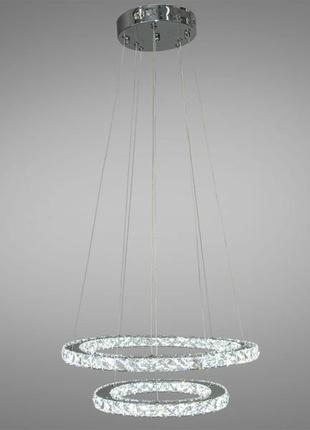 Хрустальная светодиодная люстра-подвес, 60w