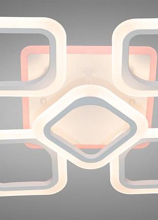 Потолочная led люстра с димером и цветной подсветкой 60w