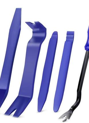 Автомобильные съемники 5 шт для снятия пистонов обшивки салона автомобиля панелей, магнитол