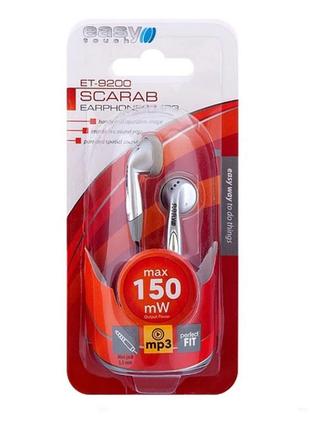 Наушники easy touch et-9200 серебристые