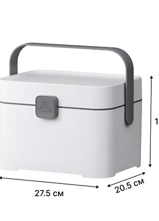 Переносная аптечка-органайзер для лекарств. пластиковый контейнер для медикаментов с...