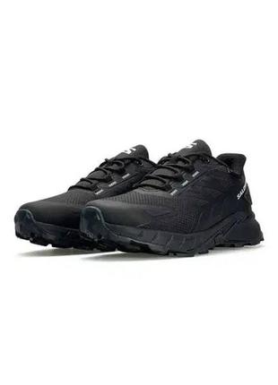 Термо кросівки goge-tex waterproof salomon чорні