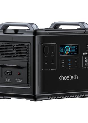 Портативна зарядна станція choetech bs006 2000w (x-boost 4000w) 2016wh, дбж , двонаправлена зарядна станція