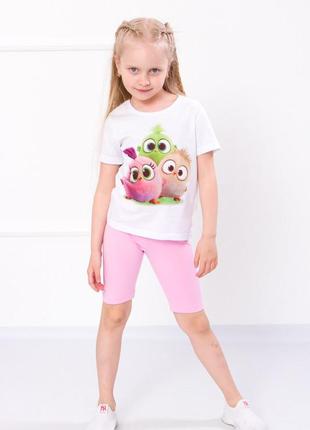 Велосипедки для дівчинки носи своє 116 рожевий (p-6397-73625)