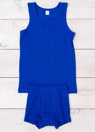 Комплект для хлопчика (майка+боксери) носи своє 128 електрик (p-8564-173917)