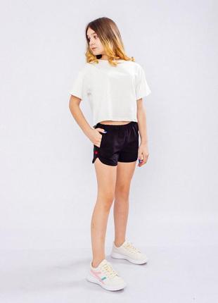 Шорти для дівчинки носи своє 98 чорний (p-5892-49608)