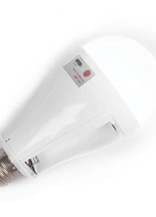 Светодиодная led лампочка с аккумулятором fa-3920 pro, 20w, e27, 2x18650, колпачек-кемпинг