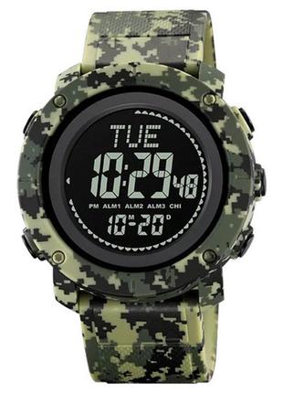 Годинники наручні 2095cmgn skmei, army green camouflage, compass