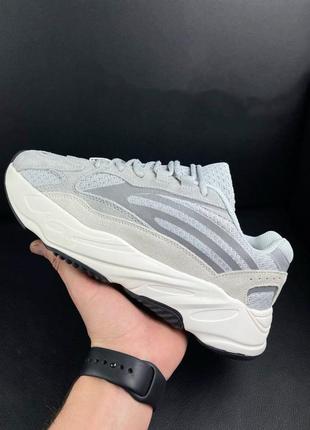 Мужские кроссовки adidas yeezy boost 1227 grey (вьетнам)