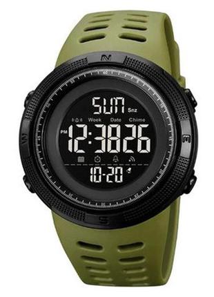 Годинники наручні 2070agwt skmei, army green-white