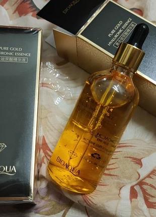 Хит! сыворотка с гиалуроном и биозолотом bioaqua омолаживающая probeauty