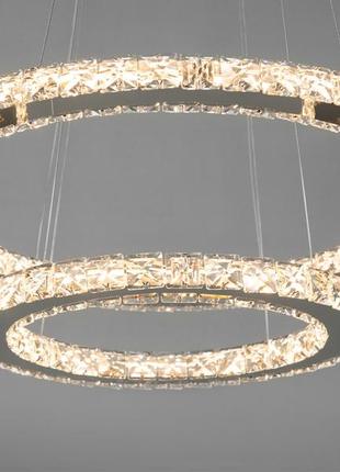 Хрустальная светодиодная люстра-подвес, 60w