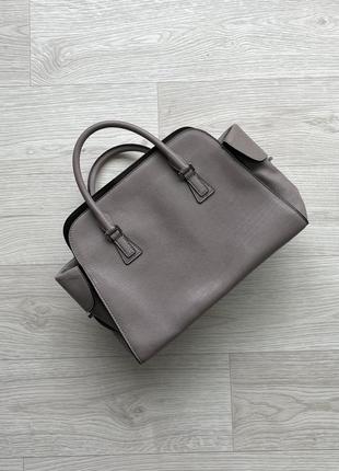 Оригінальна сумка michael kors gia embossed leather shoulder handbag satchel purple