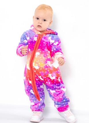 Комбінезон ясельний для дівчинки носи своє 74 рожевий (p-13164-146477)