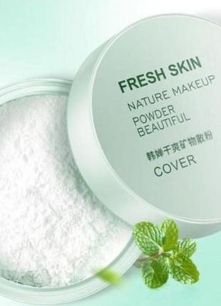 Минеральная матирующая пудра rorec fresh skin, 5г.