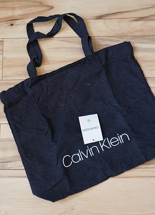 Бавовняна сумка calvin klein tote bag