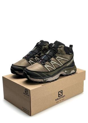 Salomon xt-6 khaki brown fur