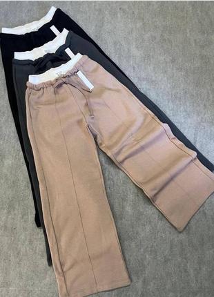 Женские спортивные штаны теплые на флисе