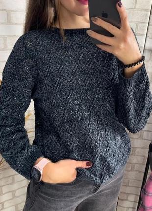 Свитер вязкая