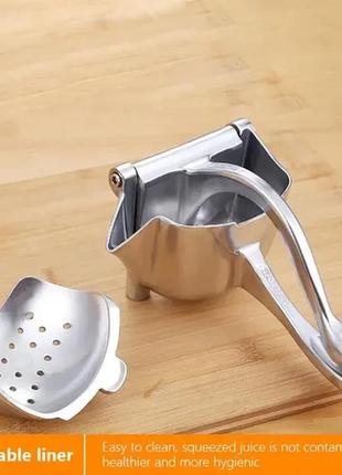 Соковичавниця ручна для фруктів із затискачем hand juicer 1829692 фото