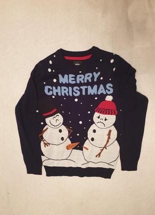 Новогодний свитер для мальчика 13,14 лет