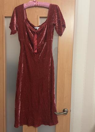 Шовк панбархат сукня вінтаж
