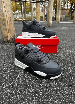 Зимові кросівки nike air sheer 4 retro (темно сірі)