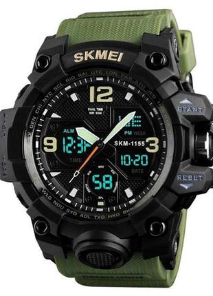 Годинники наручні 1155bag skmei, army green