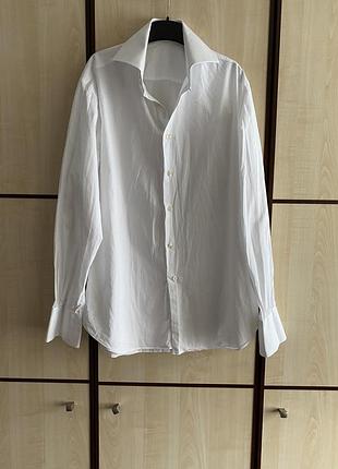 Сорочка біла котонова