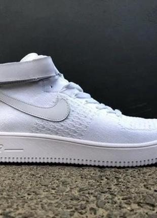 Nike air force 1 hight flyknit white