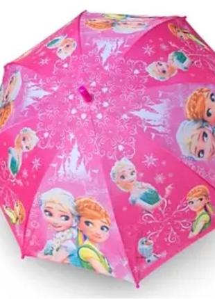 Зонт эльзи ледяное сердце 4-8 лет