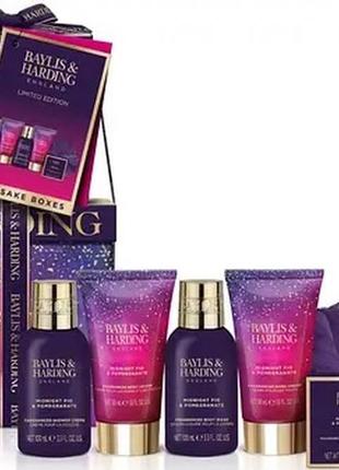 Подарочный набор baylis & harding jojoba, vanilla & almond oil luxury fig & pomegranate