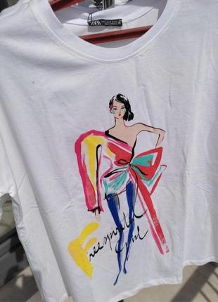 Футболки зара zara s,m,l, xl3 фото