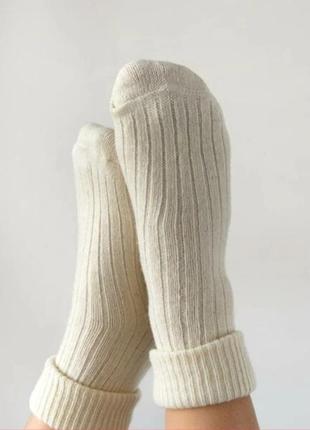 Самые популярные носки на зиму с отворотом