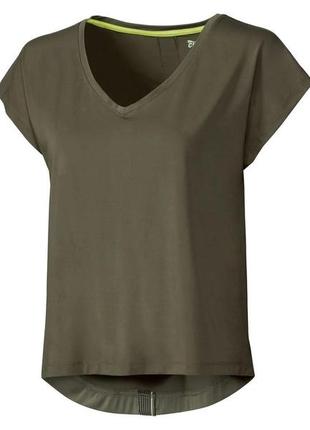 Женская спортивная футболка, размер s/m, цвет хаки