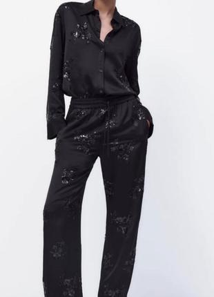 Костюм  с паетками zara s-l