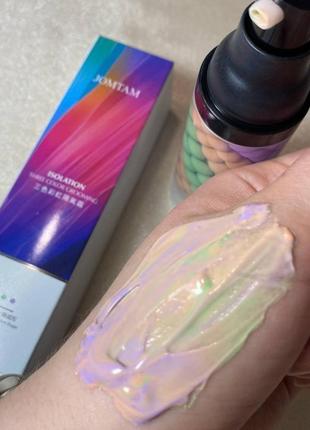 Азіатська трьох кольорова база під макіяж jomtam