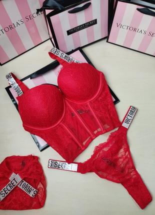 Комплект victoria ́s secret женское бельё виктория сикрет