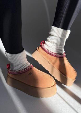 Уги угі угги уггі ugg tazz tasman platform chestnut premium