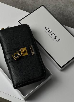 Женский кошелек guess, чорный кошелек