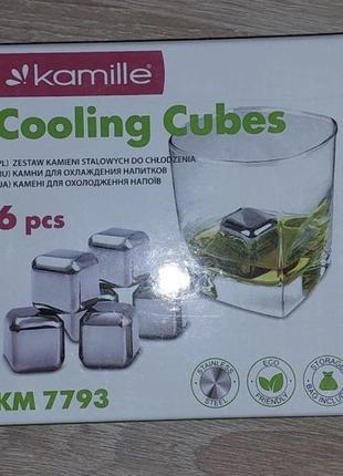 Камни из нержавеющей стали для виски / стальные многоразовые кубики для виски