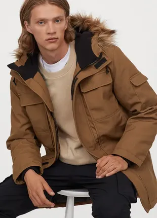 Парка h&m зимняя xs