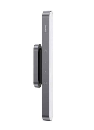 Світильник baseus magnetic stepless dimming charging desk lamp deep gray