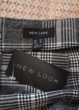 Стильна коротка спідниця в клітинку new look4 фото
