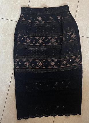 Шикарна спідниця мереживо, в наявності