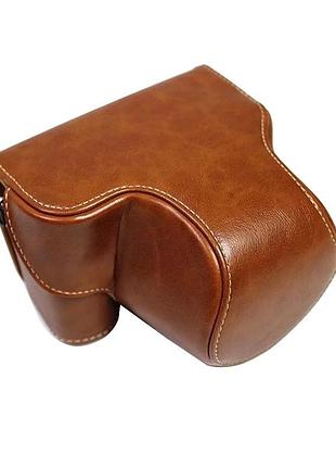 Захисний футляр - чохол puluz dca1584z для фотоапаратів sony lce-7c/alpha 7c/a7c - коричневий