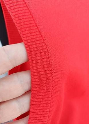 Длинное однотонное трикотажное платье от zara, размер s8 фото