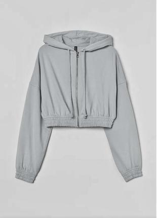 Вкорочене зіп худі h&m